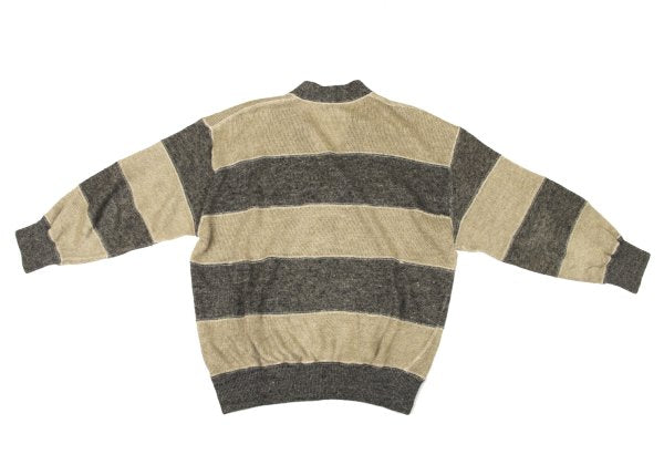COMME des GARCONS HOMME Linen Bicolor Cardigan Beige Size L