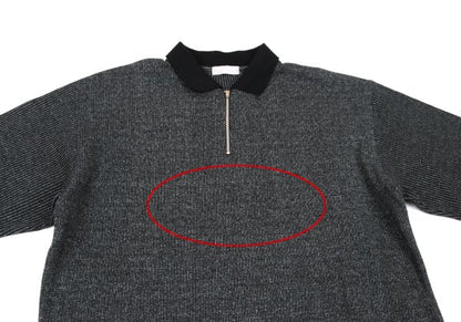 COMME des GARCONS HOMME Cotton Poly Sweater Gray Size L