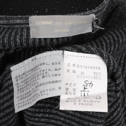 COMME des GARCONS HOMME Cotton Poly Sweater Gray Size L