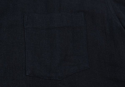 COMME des GARCONS HOMME Cotton Open Collar Shirt Navy Size L