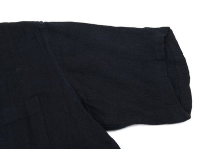 COMME des GARCONS HOMME Cotton Open Collar Shirt Navy Size L