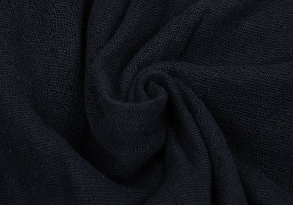 COMME des GARCONS HOMME Cotton Open Collar Shirt Navy Size L