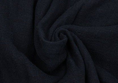 COMME des GARCONS HOMME Cotton Open Collar Shirt Navy Size L