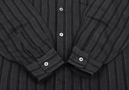 COMME des GARCONS HOMME Cotton Stripe BD Shirt Gray Size L