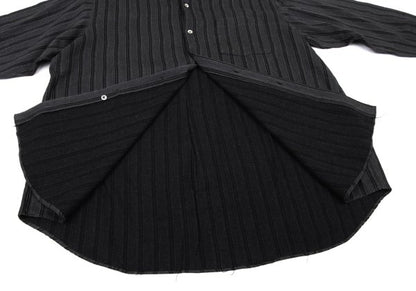 COMME des GARCONS HOMME Cotton Stripe BD Shirt Gray Size L