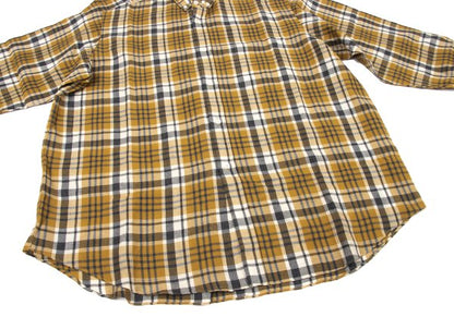 COMME des GARCONS HOMME Wool Check Shirt Yellow Size L