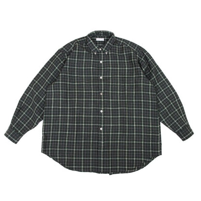COMME des GARCONS HOMME Wool Check Shirt Gray Size L