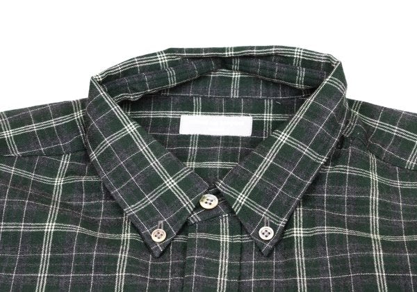 COMME des GARCONS HOMME Wool Check Shirt Gray Size L