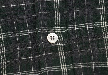 COMME des GARCONS HOMME Wool Check Shirt Gray Size L