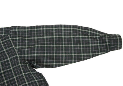 COMME des GARCONS HOMME Wool Check Shirt Gray Size L