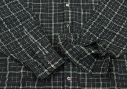 COMME des GARCONS HOMME Wool Check Shirt Gray Size L