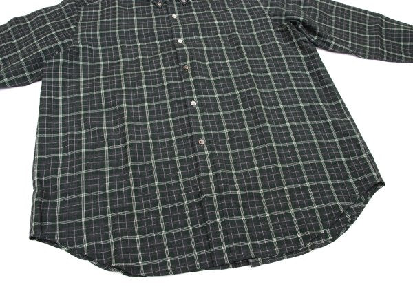 COMME des GARCONS HOMME Wool Check Shirt Gray Size L
