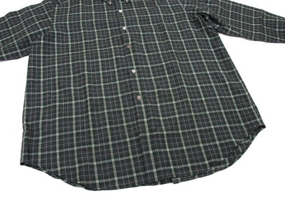 COMME des GARCONS HOMME Wool Check Shirt Gray Size L