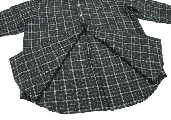 COMME des GARCONS HOMME Wool Check Shirt Gray Size L