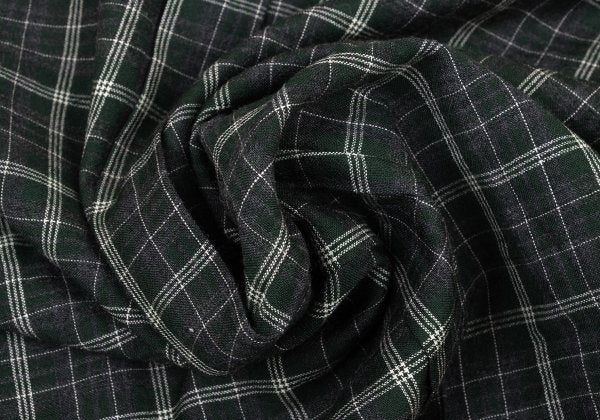 COMME des GARCONS HOMME Wool Check Shirt Gray Size L
