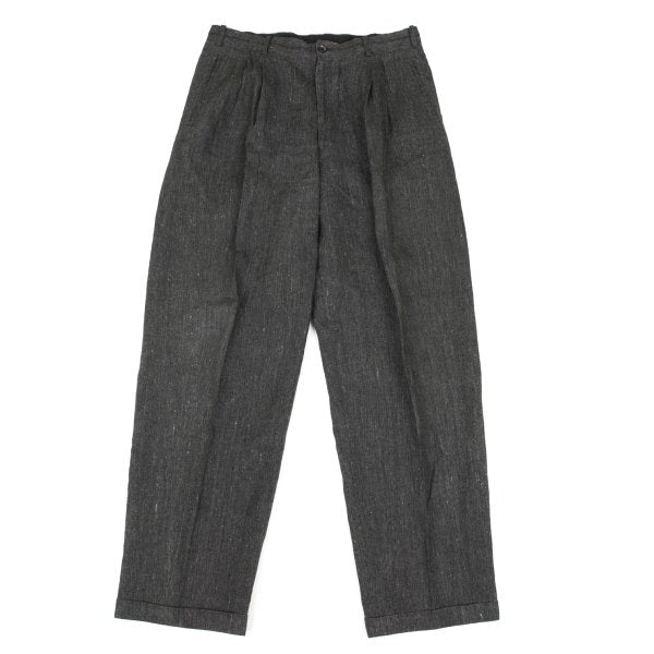 COMME des GARCONS HOMME Linen Double Pants Gray Size L