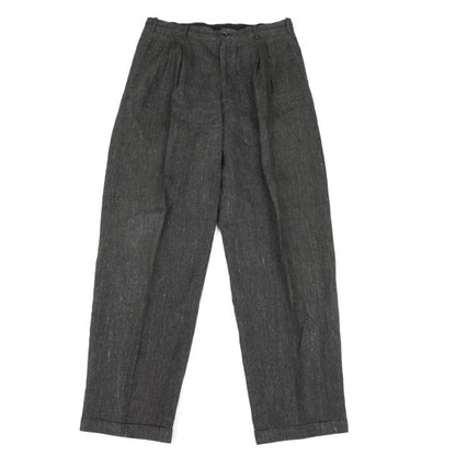 COMME des GARCONS HOMME Linen Double Pants Gray Size L