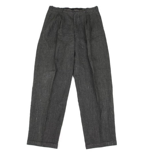 COMME des GARCONS HOMME Linen Double Pants Gray Size L