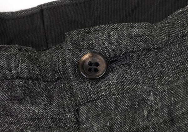 COMME des GARCONS HOMME Linen Double Pants Gray Size L