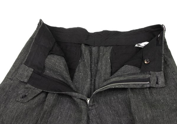 COMME des GARCONS HOMME Linen Double Pants Gray Size L