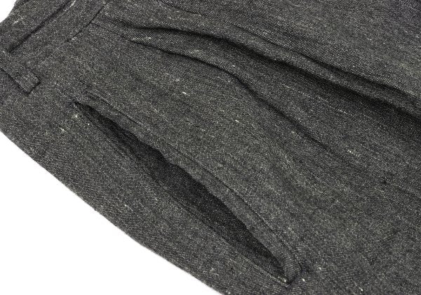 COMME des GARCONS HOMME Linen Double Pants Gray Size L