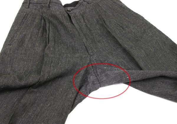 COMME des GARCONS HOMME Linen Double Pants Gray Size L