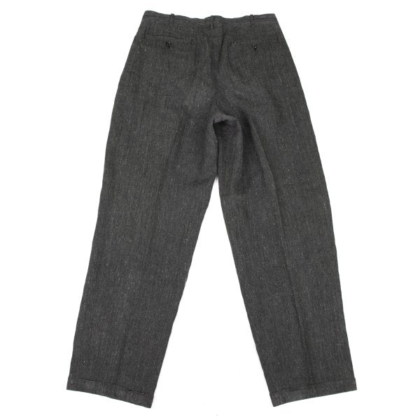 COMME des GARCONS HOMME Linen Double Pants Gray Size L
