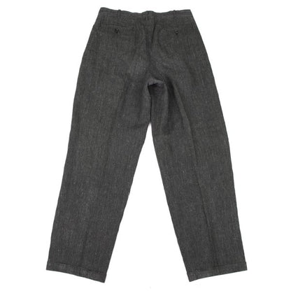 COMME des GARCONS HOMME Linen Double Pants Gray Size L