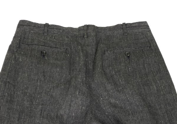 COMME des GARCONS HOMME Linen Double Pants Gray Size L