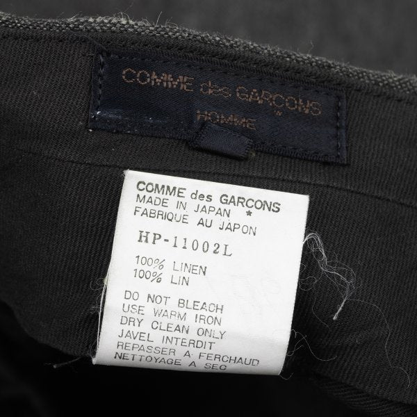 COMME des GARCONS HOMME Linen Double Pants Gray Size L