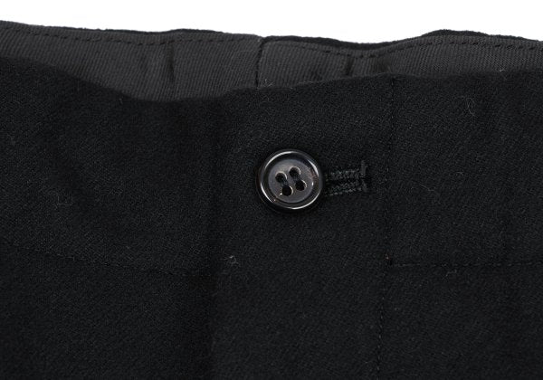 COMME des GARCONS HOMME Wool Two-Tuck Pants Black Size L