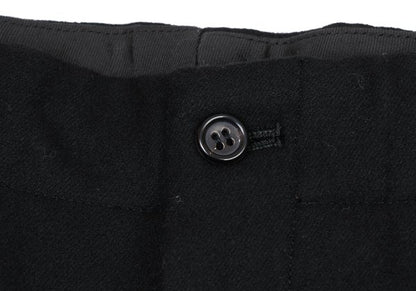 COMME des GARCONS HOMME Wool Two-Tuck Pants Black Size L