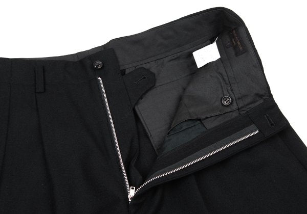 COMME des GARCONS HOMME Wool Two-Tuck Pants Black Size L