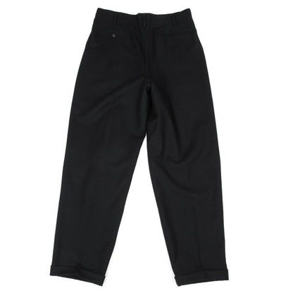 COMME des GARCONS HOMME Wool Two-Tuck Pants Black Size L