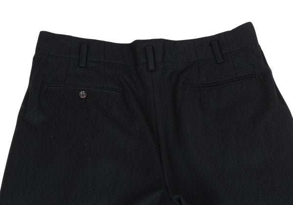 COMME des GARCONS HOMME Wool Two-Tuck Pants Black Size L