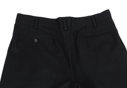 COMME des GARCONS HOMME Wool Two-Tuck Pants Black Size L