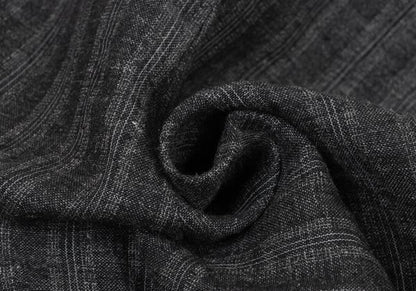 COMME des GARCONS HOMME Linen Stripe Pants Gray Size M