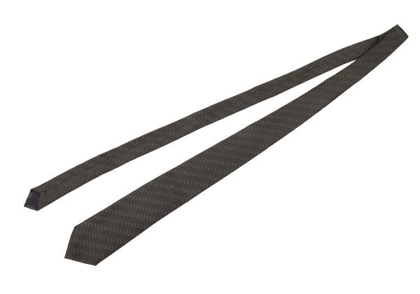 COMME des GARCONS HOMME Khaki Green Regimental Tie