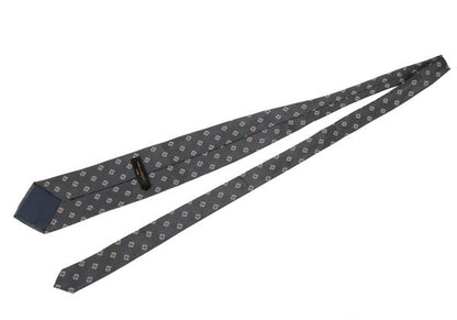 COMME des GARCONS HOMME Gray Small Pattern Silk Tie