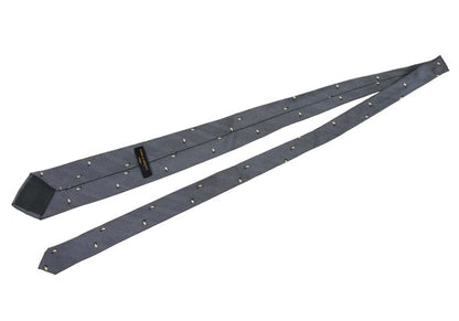 CDG Homme Silk Magatama Pattern Tie Gray