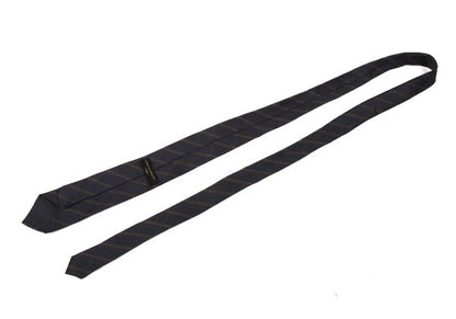 COMME des GARCONS HOMME Navy Wool Blend Regimental Tie