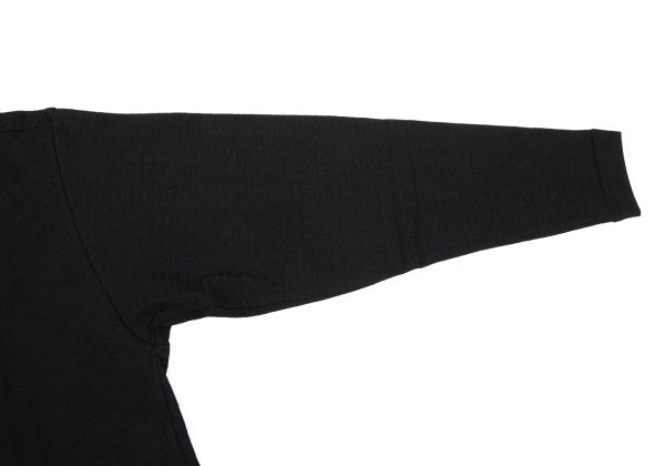 Plantation Shadow Stripe Cowl Neck Long Shirt Black Size M