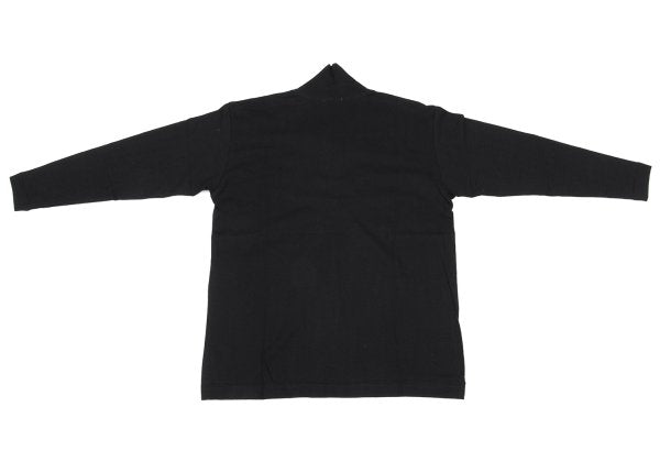 Plantation Shadow Stripe Cowl Neck Long Shirt Black Size M