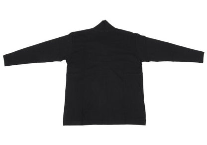 Plantation Shadow Stripe Cowl Neck Long Shirt Black Size M