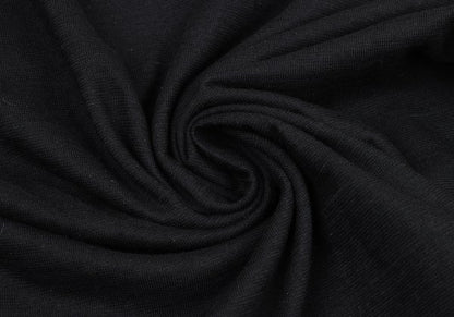Plantation Shadow Stripe Cowl Neck Long Shirt Black Size M