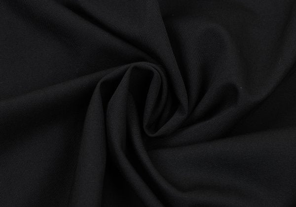 Plantation Wool Gabardine Half Wrap Skirt Black Size M