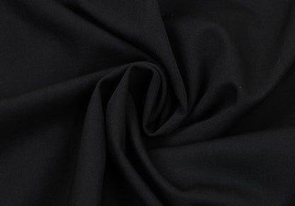Plantation Wool Gabardine Half Wrap Skirt Black Size M