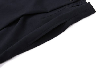 Plantation Wool Half Wrap Design Skirt Navy Size M