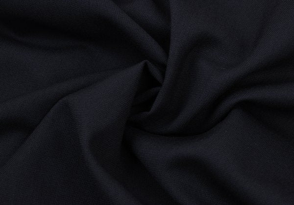 Plantation Wool Half Wrap Design Skirt Navy Size M