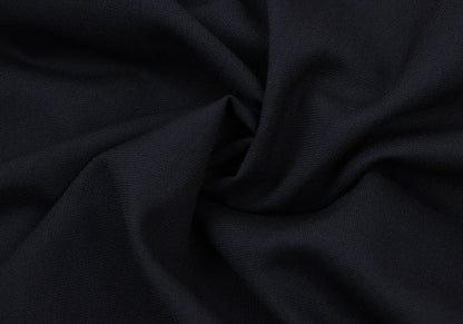 Plantation Wool Half Wrap Design Skirt Navy Size M